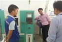 Handing over constant temperature & humidity chamber to Laird Vietnam