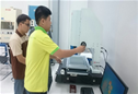 Handing over, installing 2D machine (VMM-3020D) for INNOVATION Group
